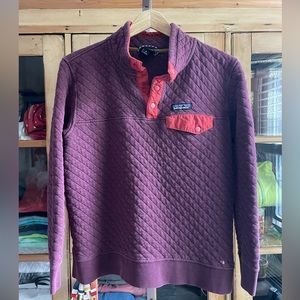Patagonia quilted quarter-snap sweatshirt - women’s medium